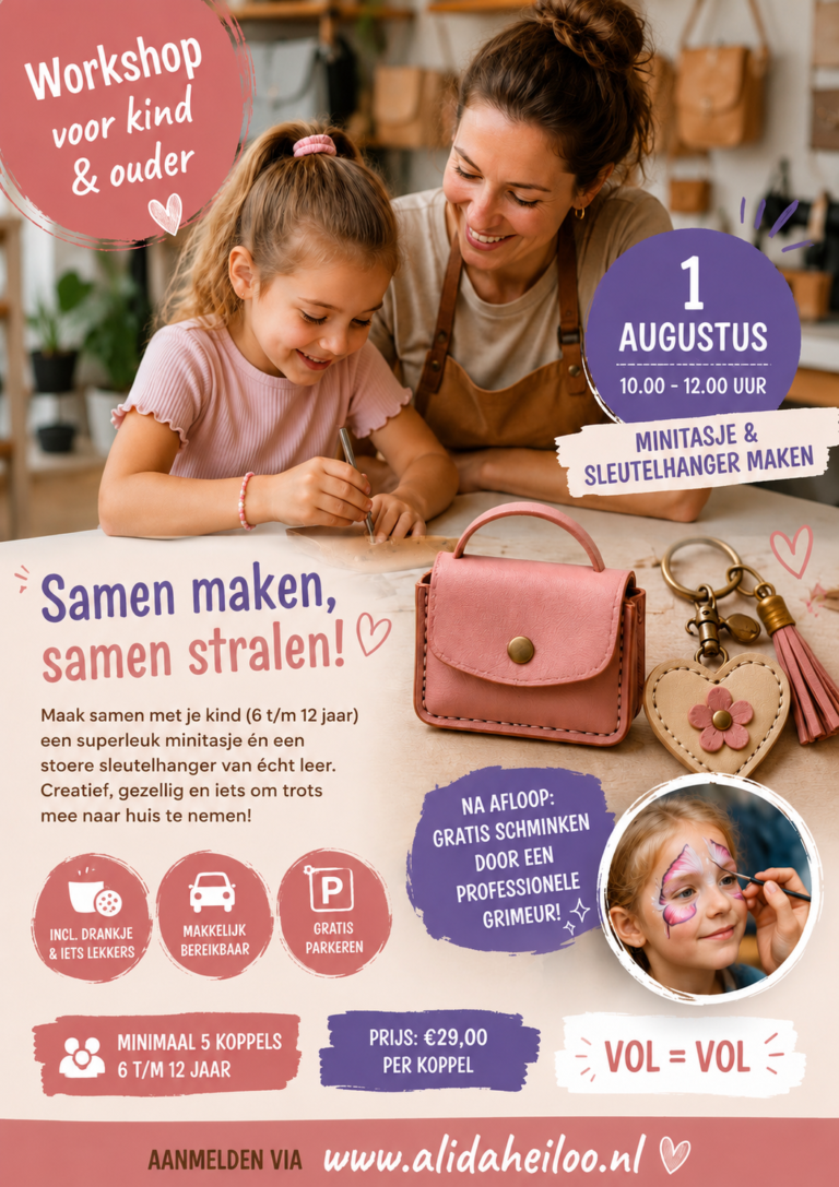 Creatief voor kind , alleen vandaag gratis schminken