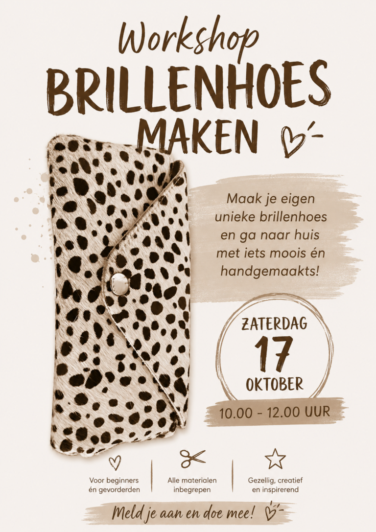 Workshop brillenetui maken